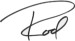 Rod's Signature